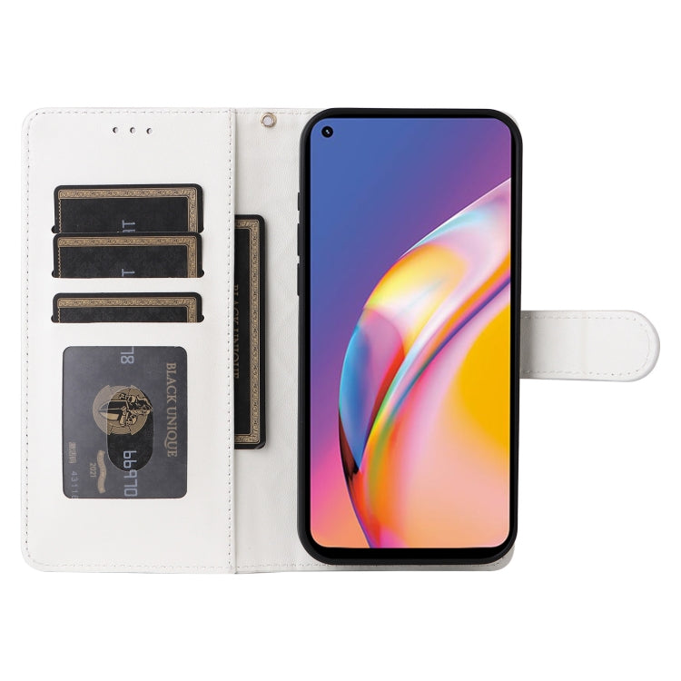 For OPPO A94 / F19 Pro Diamond Lattice Leather Flip Phone Case