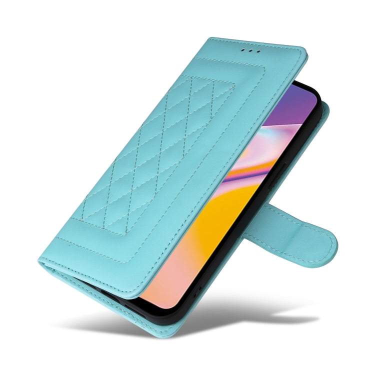 For OPPO A94 / F19 Pro Diamond Lattice Leather Flip Phone Case