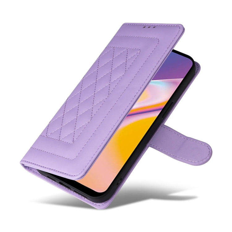 For OPPO A94 / F19 Pro Diamond Lattice Leather Flip Phone Case