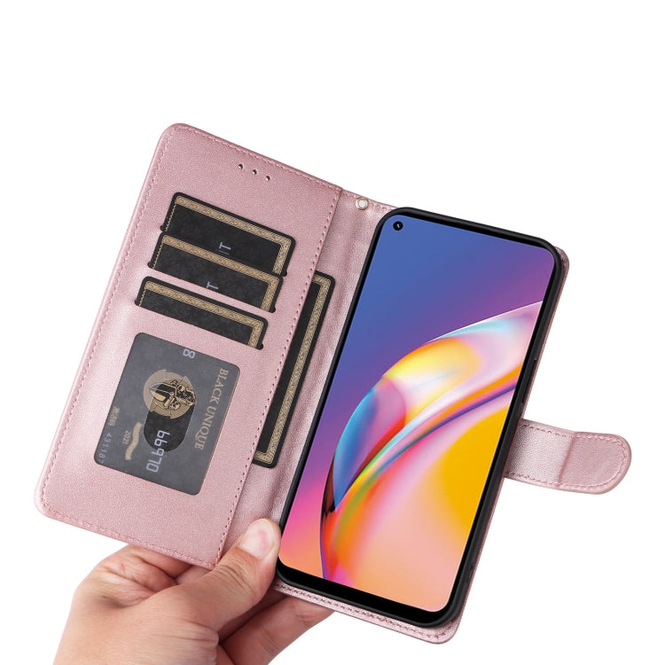 For OPPO A94 / F19 Pro Diamond Lattice Leather Flip Phone Case