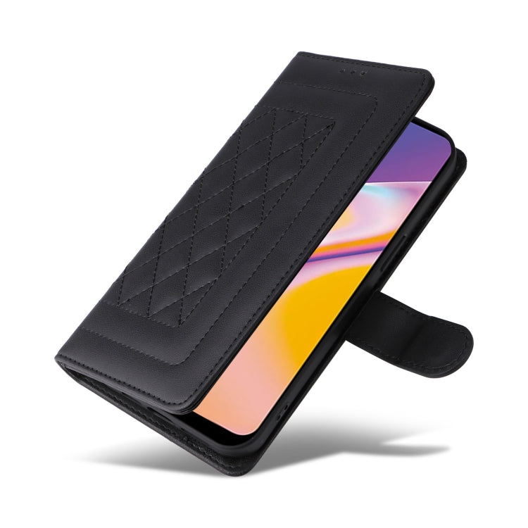 For OPPO A94 / F19 Pro Diamond Lattice Leather Flip Phone Case