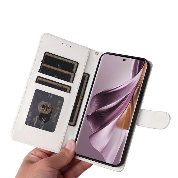 For OPPO Reno10 5G / Reno10 Pro 5G Diamond Lattice Leather Flip Phone Case