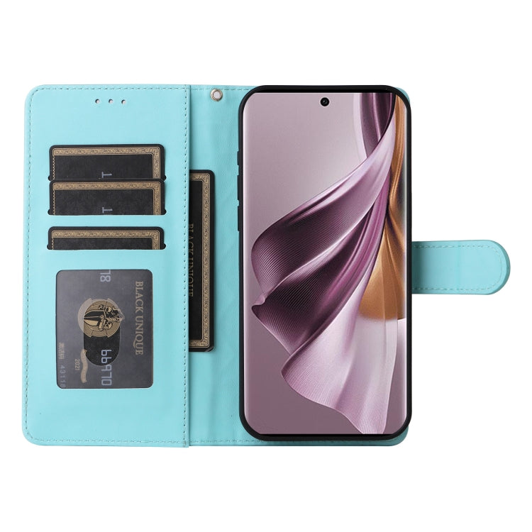 For OPPO Reno10 5G / Reno10 Pro 5G Diamond Lattice Leather Flip Phone Case