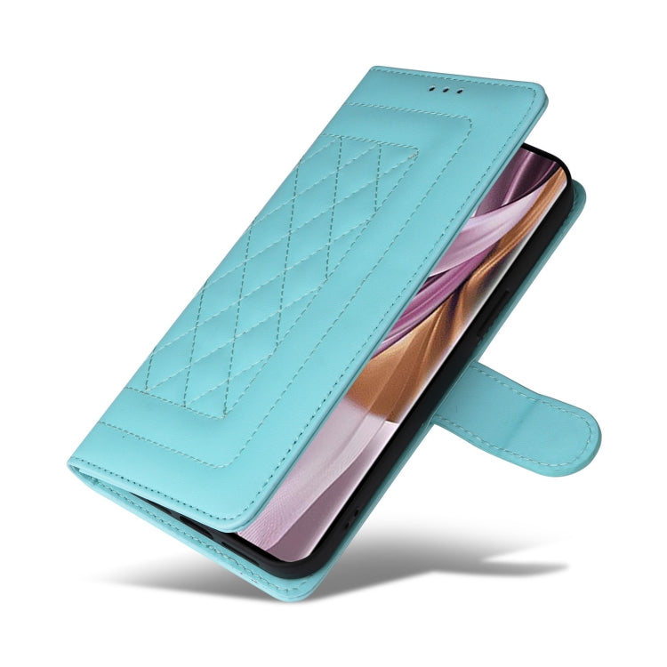 For OPPO Reno10 5G / Reno10 Pro 5G Diamond Lattice Leather Flip Phone Case