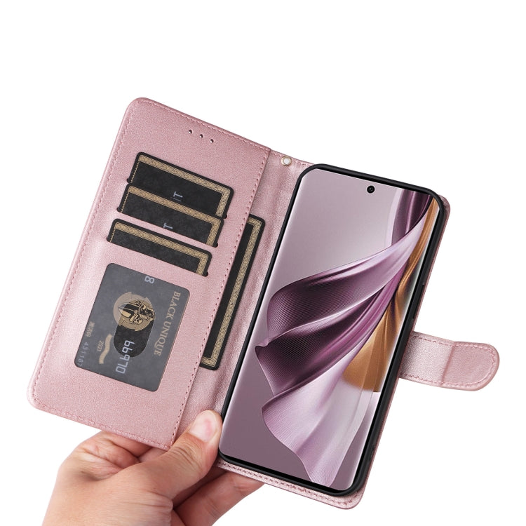 For OPPO Reno10 5G / Reno10 Pro 5G Diamond Lattice Leather Flip Phone Case