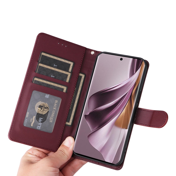 For OPPO Reno10 5G / Reno10 Pro 5G Diamond Lattice Leather Flip Phone Case