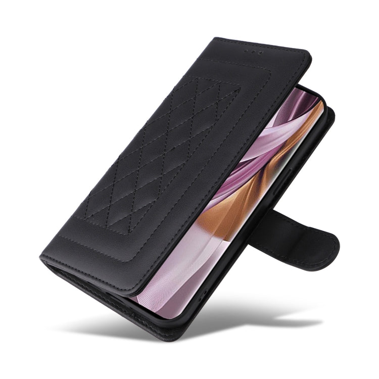 For OPPO Reno10 5G / Reno10 Pro 5G Diamond Lattice Leather Flip Phone Case