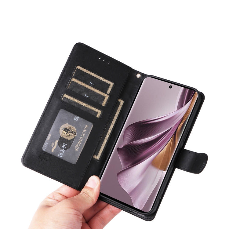 For OPPO Reno10 5G / Reno10 Pro 5G Diamond Lattice Leather Flip Phone Case