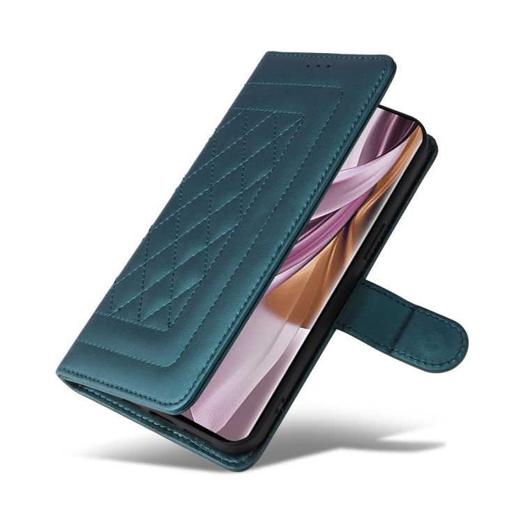 For OPPO Reno10 5G / Reno10 Pro 5G Diamond Lattice Leather Flip Phone Case