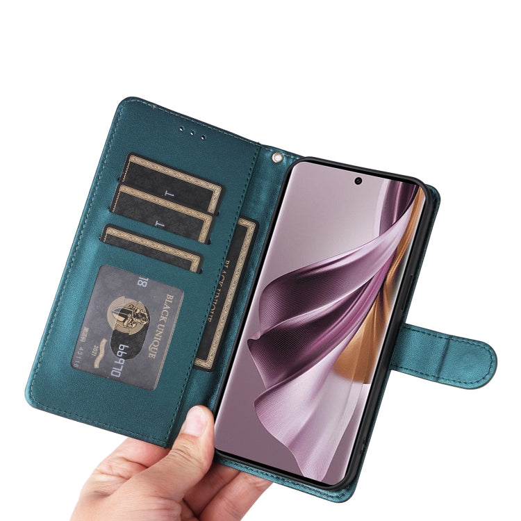 For OPPO Reno10 5G / Reno10 Pro 5G Diamond Lattice Leather Flip Phone Case