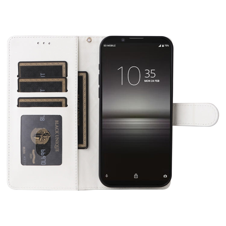 For Sony Xperia 1 II Diamond Lattice Leather Flip Phone Case