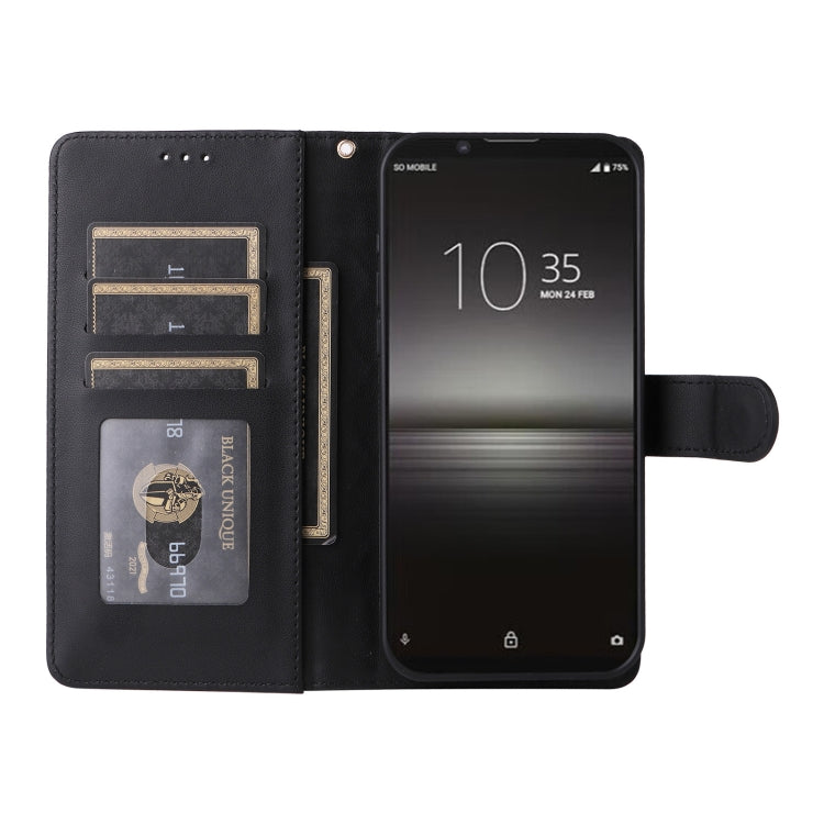 For Sony Xperia 1 II Diamond Lattice Leather Flip Phone Case