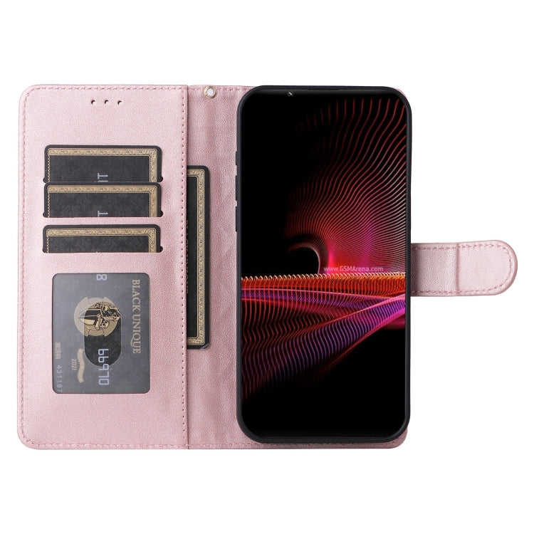 For Sony Xperia 1 III Diamond Lattice Leather Flip Phone Case