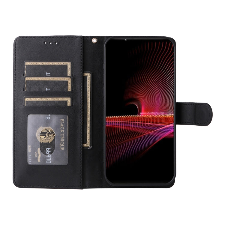 For Sony Xperia 1 III Diamond Lattice Leather Flip Phone Case