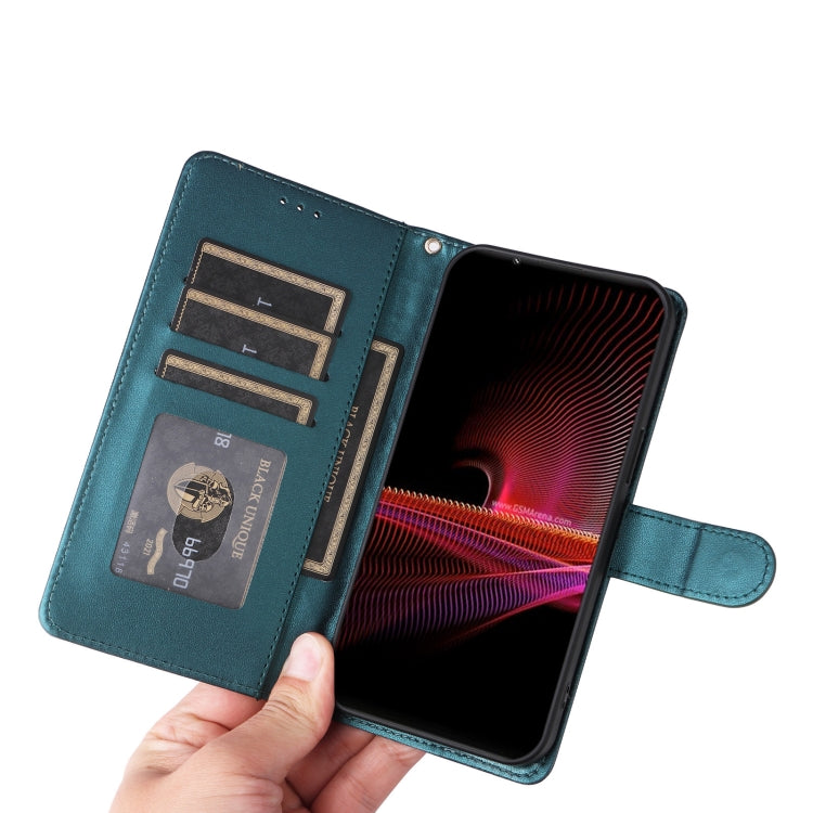 For Sony Xperia 1 III Diamond Lattice Leather Flip Phone Case