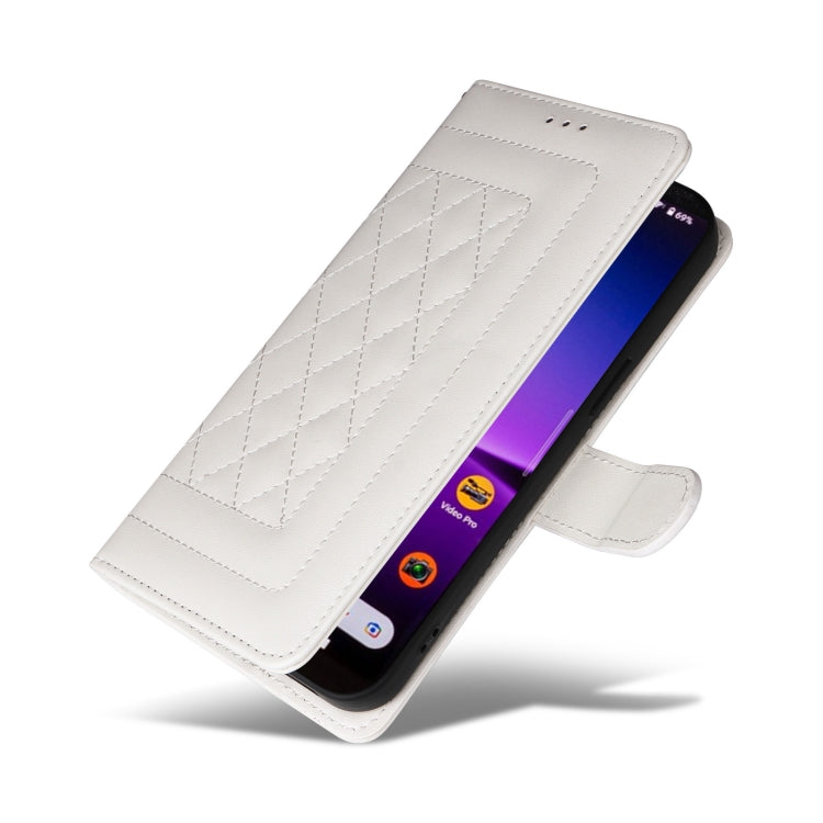 For Sony Xperia 1 IV Diamond Lattice Leather Flip Phone Case