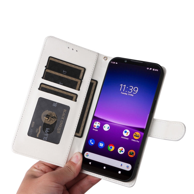 For Sony Xperia 1 IV Diamond Lattice Leather Flip Phone Case