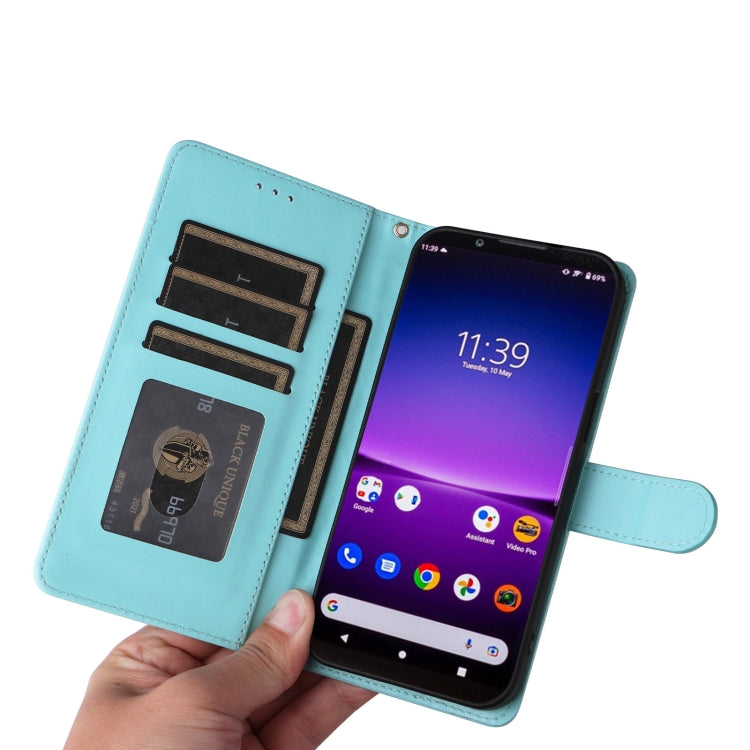 For Sony Xperia 1 IV Diamond Lattice Leather Flip Phone Case