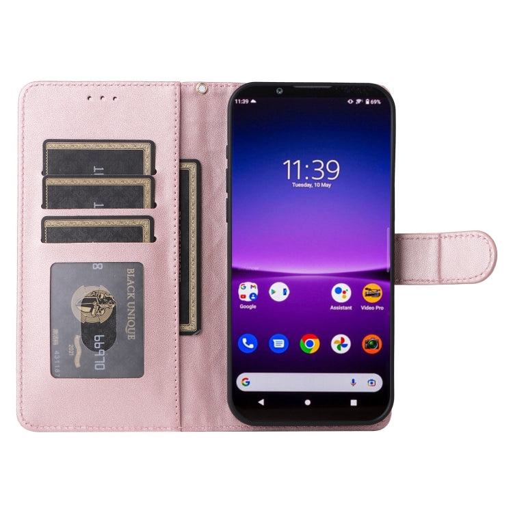 For Sony Xperia 1 IV Diamond Lattice Leather Flip Phone Case