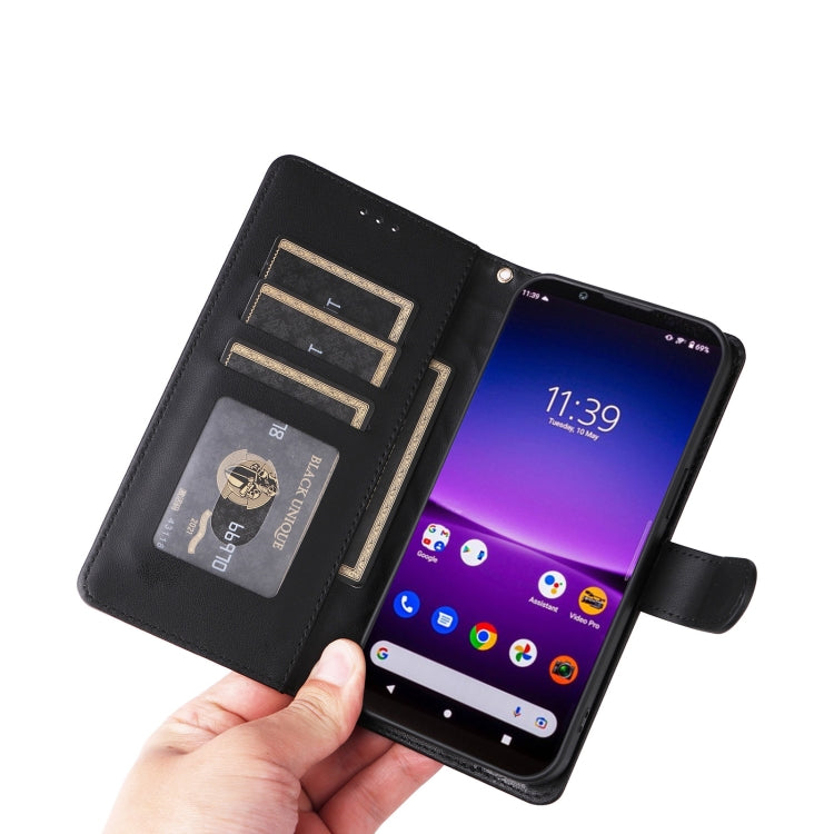 For Sony Xperia 1 IV Diamond Lattice Leather Flip Phone Case