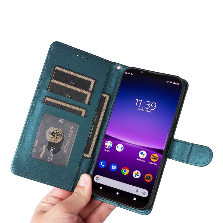 For Sony Xperia 1 IV Diamond Lattice Leather Flip Phone Case
