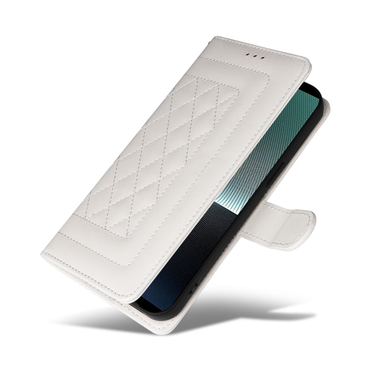 For Sony Xperia 1 V Diamond Lattice Leather Flip Phone Case