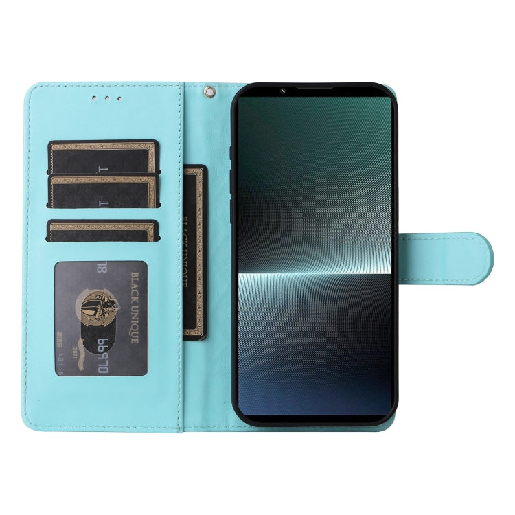 For Sony Xperia 1 V Diamond Lattice Leather Flip Phone Case