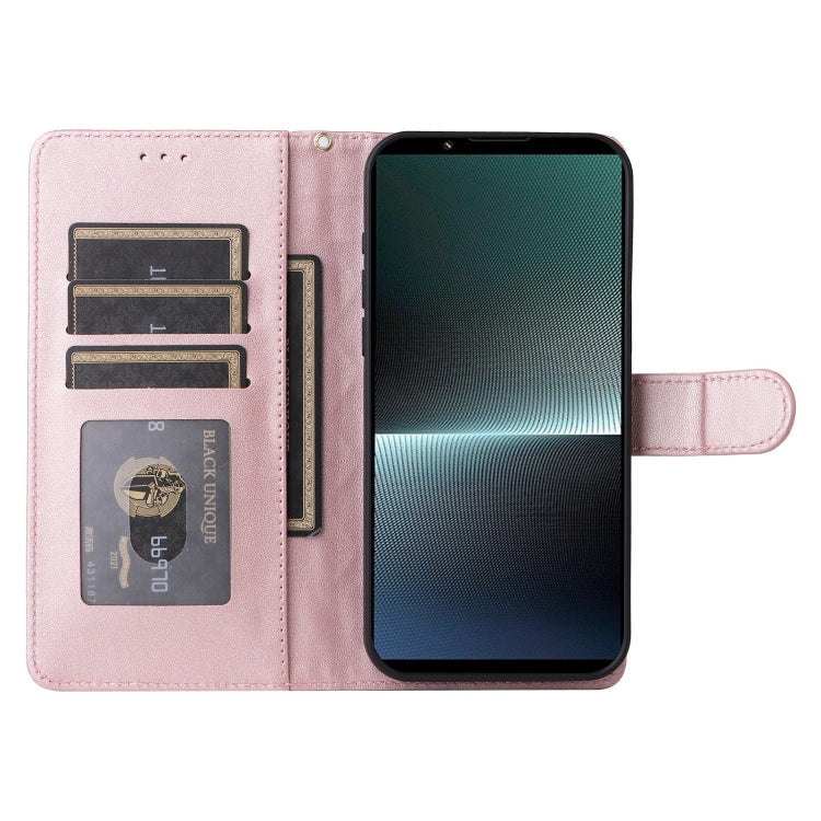 For Sony Xperia 1 V Diamond Lattice Leather Flip Phone Case