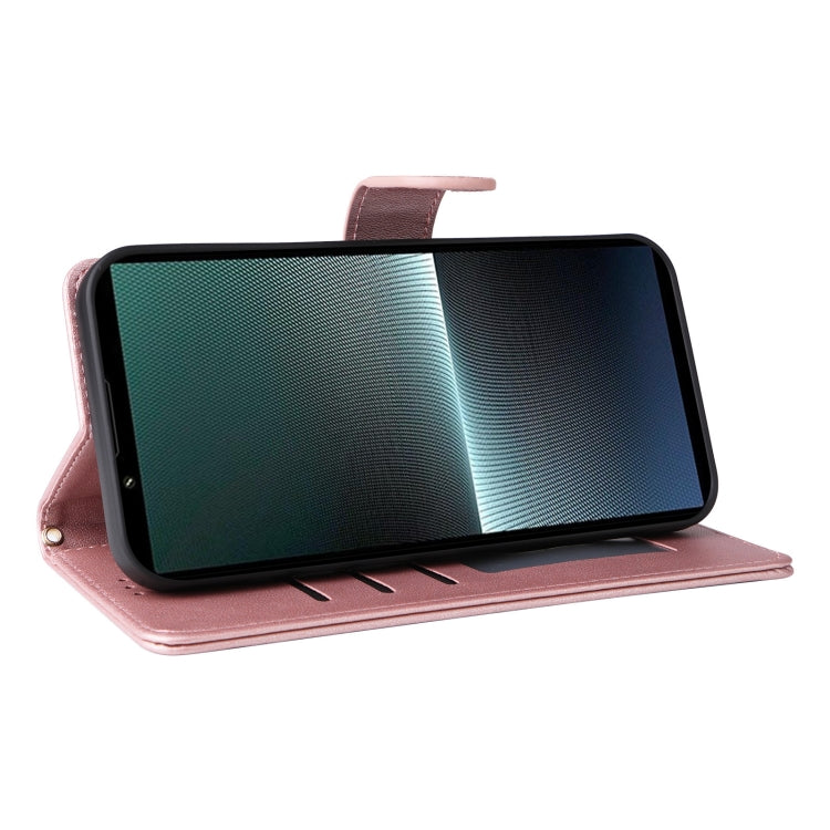 For Sony Xperia 1 V Diamond Lattice Leather Flip Phone Case