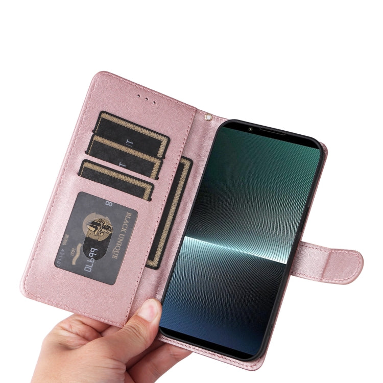 For Sony Xperia 1 V Diamond Lattice Leather Flip Phone Case