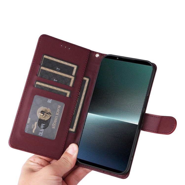 For Sony Xperia 1 V Diamond Lattice Leather Flip Phone Case