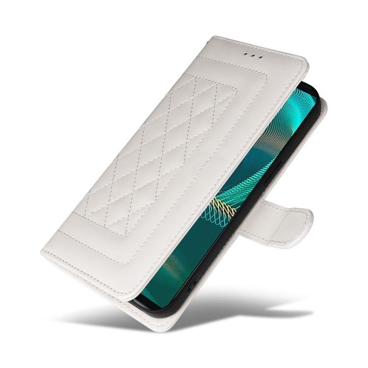 For Sony Xperia 5 III Diamond Lattice Leather Flip Phone Case