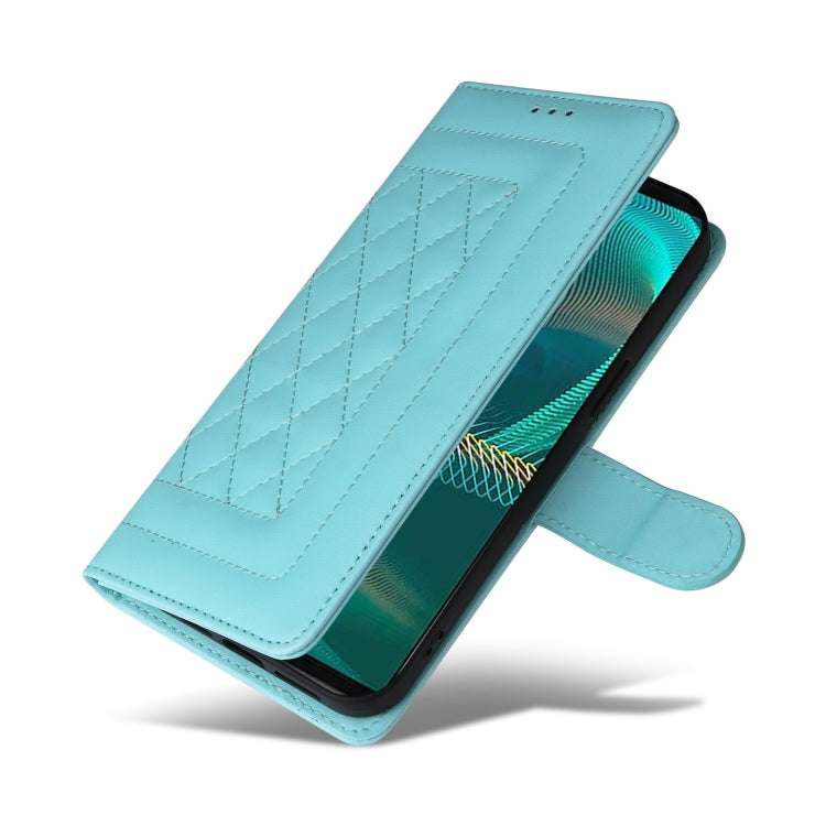 For Sony Xperia 5 III Diamond Lattice Leather Flip Phone Case