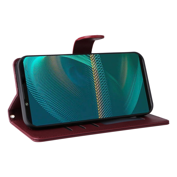 For Sony Xperia 5 III Diamond Lattice Leather Flip Phone Case