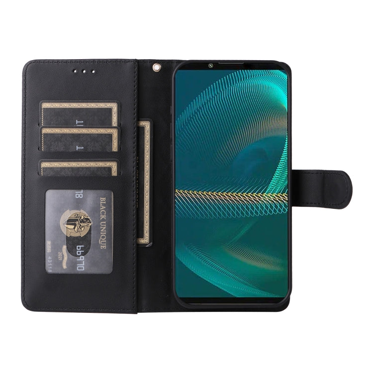 For Sony Xperia 5 III Diamond Lattice Leather Flip Phone Case