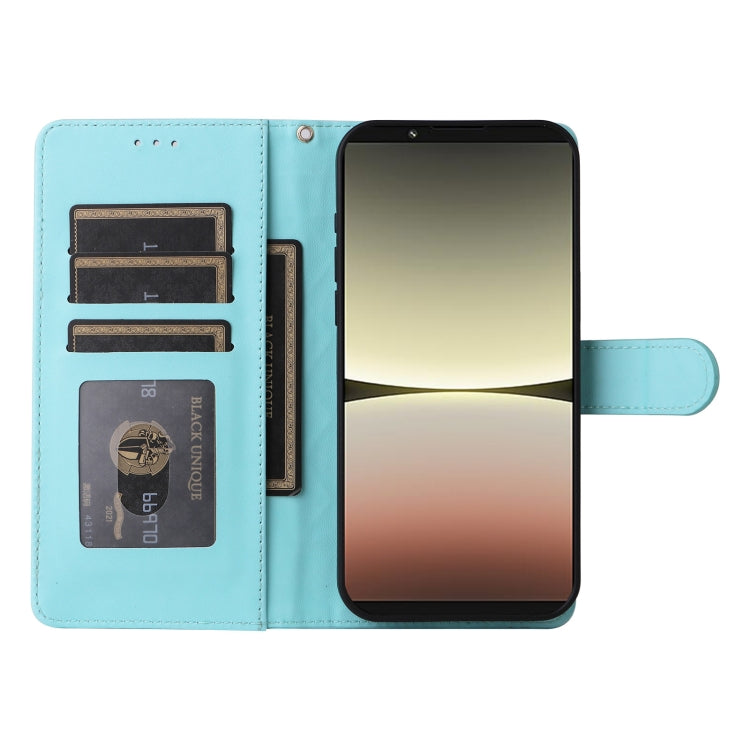 For Sony Xperia 5 IV Diamond Lattice Leather Flip Phone Case