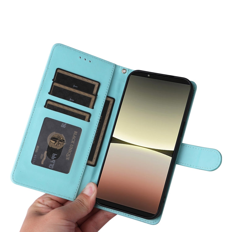 For Sony Xperia 5 IV Diamond Lattice Leather Flip Phone Case