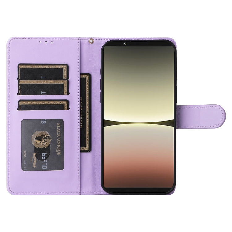 For Sony Xperia 5 IV Diamond Lattice Leather Flip Phone Case