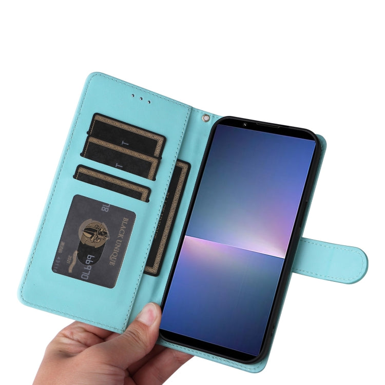 For Sony Xperia 5 V Diamond Lattice Leather Flip Phone Case