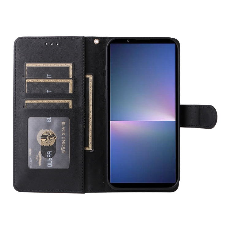 For Sony Xperia 5 V Diamond Lattice Leather Flip Phone Case