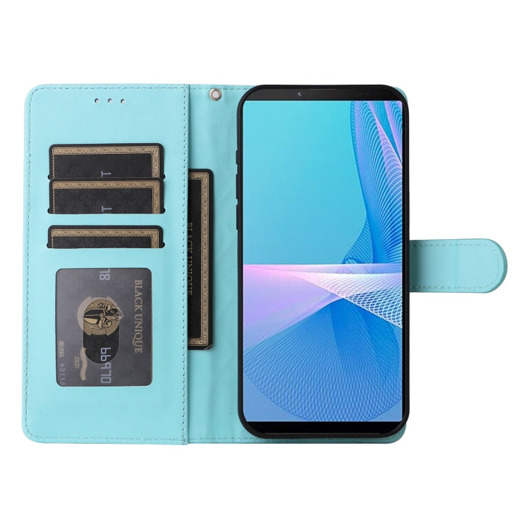 For Sony Xperia 10 III Diamond Lattice Leather Flip Phone Case
