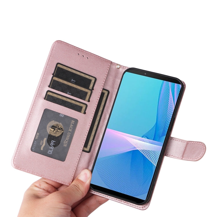 For Sony Xperia 10 III Diamond Lattice Leather Flip Phone Case