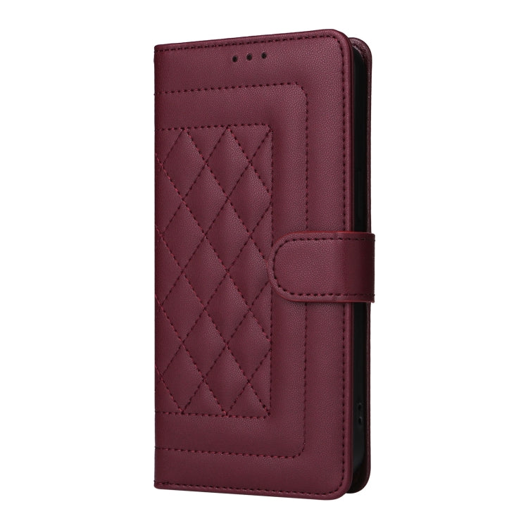 For Sony Xperia 10 III Diamond Lattice Leather Flip Phone Case