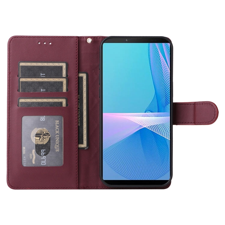 For Sony Xperia 10 III Diamond Lattice Leather Flip Phone Case