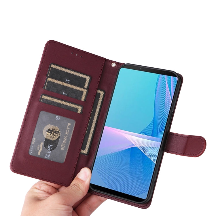 For Sony Xperia 10 III Diamond Lattice Leather Flip Phone Case