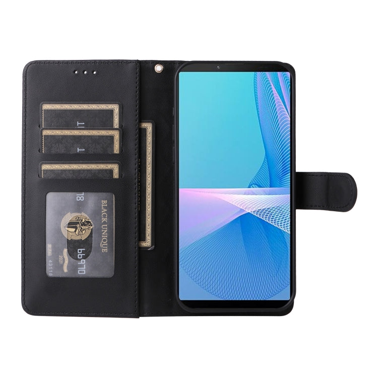 For Sony Xperia 10 III Diamond Lattice Leather Flip Phone Case