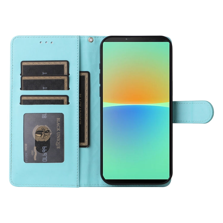 For Sony Xperia 10 IV Diamond Lattice Leather Flip Phone Case