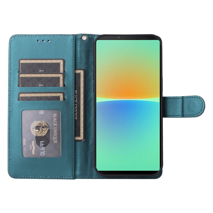 For Sony Xperia 10 IV Diamond Lattice Leather Flip Phone Case