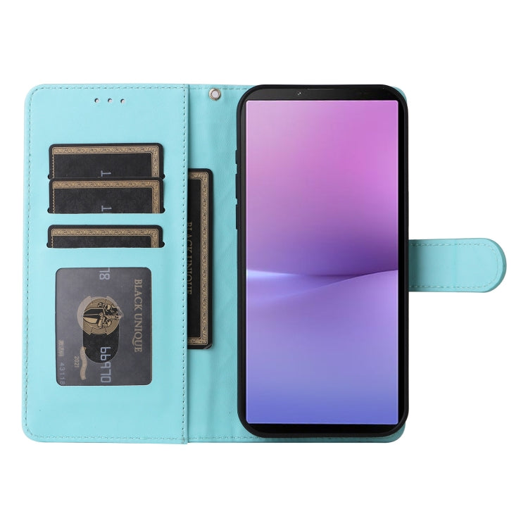 For Sony Xperia 10 V Diamond Lattice Leather Flip Phone Case