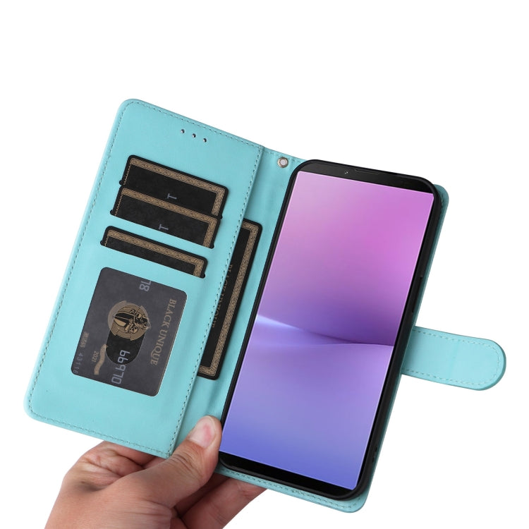 For Sony Xperia 10 V Diamond Lattice Leather Flip Phone Case